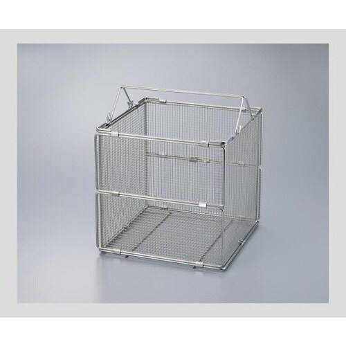 ステンレス折たたみ洗浄カゴ FDWB−415