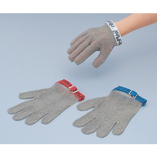 ステンレスメッシュ手袋 (左右兼用) 5本指 L