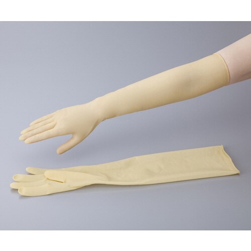 ラテックスロング手袋 パウダーフリー S 25双入