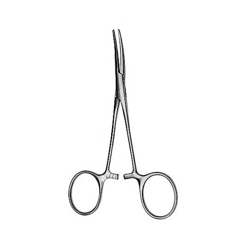 止血鉗子(ペアン) 曲 無鈎 240mm