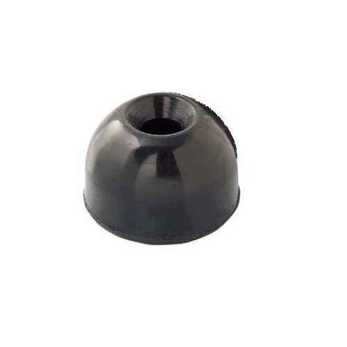 ソフトイヤーピース大 黒色 2個セット ブラック用