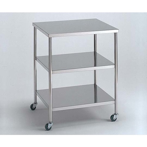 ステンレスワゴン 機械卓子L (枠無) 3段