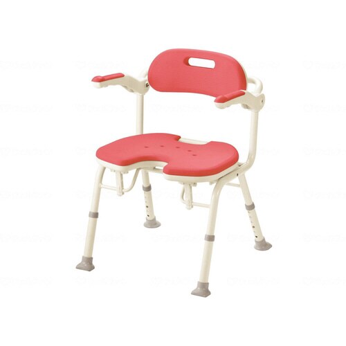 折りたたみシャワーベンチ IU レッド