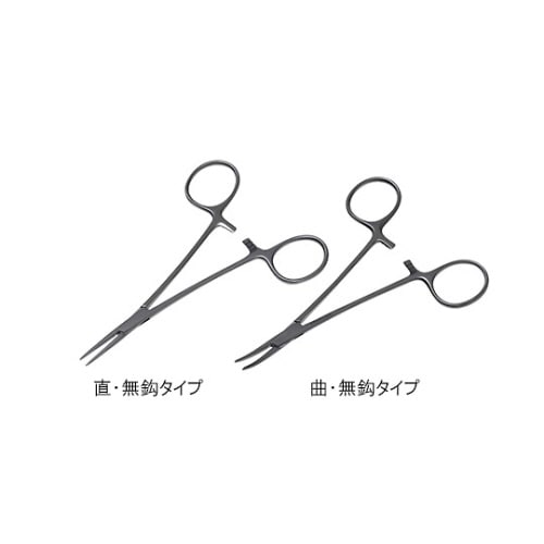 モスキート止血鉗子 12.5cm 曲無鈎