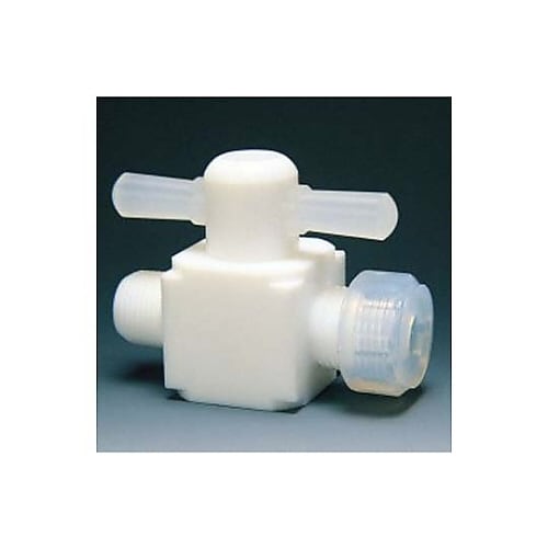 フッ素樹脂 オス二方バルブ圧入型6φ×R1/4