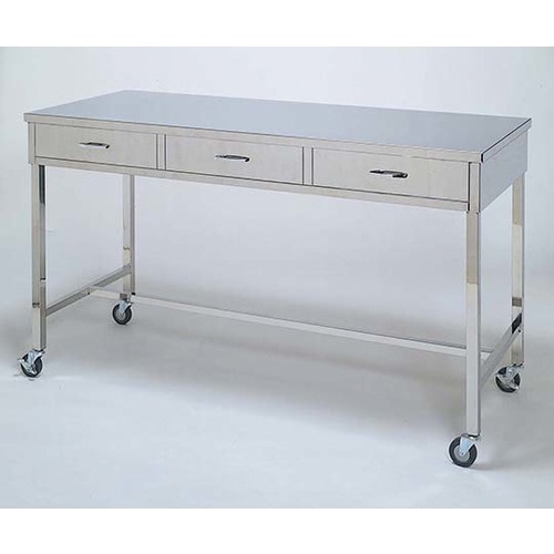 作業台引出4個付ストッパー付1800×600mm