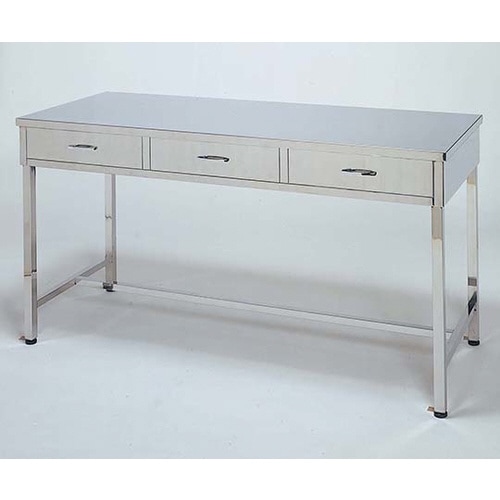 作業台引出6個付アジャスター付1500×750mm