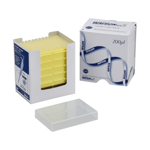 200μL 目盛付クリアチップ エコパック 滅菌