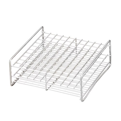 ステンレス製試験管立 φ13mm×100本立