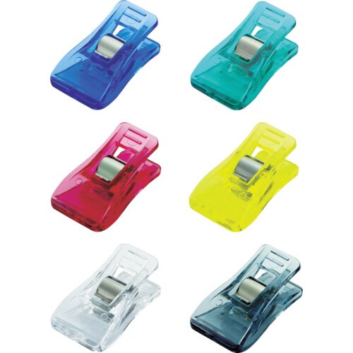 スタンドクリップ6色セット30個入
