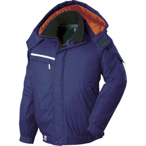 582582防水防寒ブルゾン 紺 L