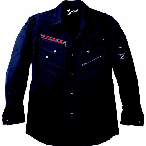 Jawin ナガソデシャツ 5Lサイズ ネービー