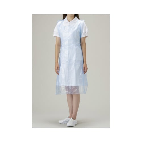 使い捨てポリエプロン ブルー 50枚 28箱