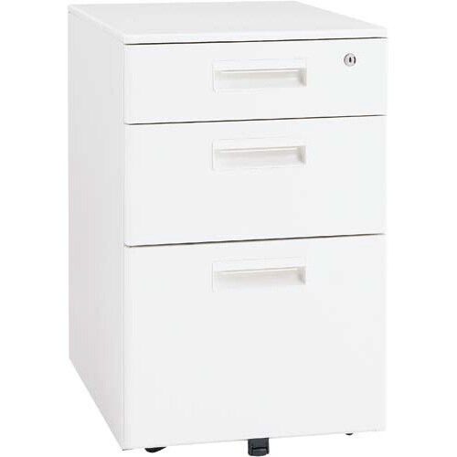 スマートモバイルワゴンMK 3段 ホワイト