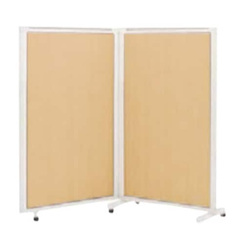 マツヨシ木目柄スクリーン(2連)ナチュラル3590