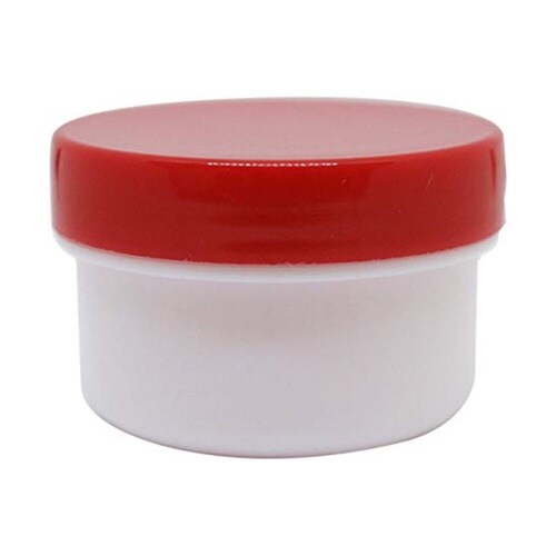 6904105プラ壷N−4号滅菌蓋赤百個