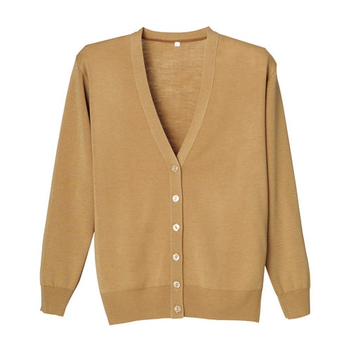 長袖カーディガンD−1001 5L キャメル