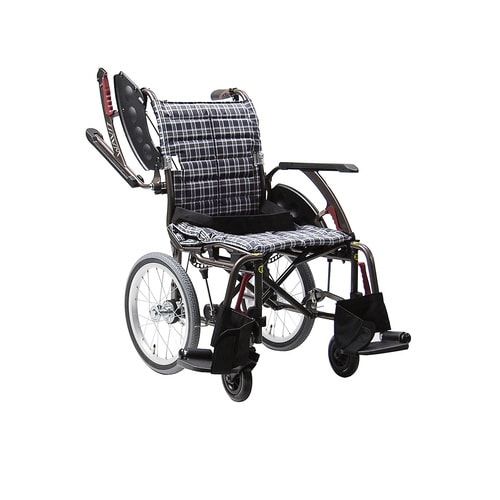 車いす介助用 WAP16−40A 濃紺チェック