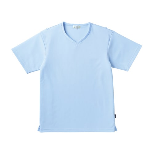 キラク 入浴介助用シャツCR160 S サックス