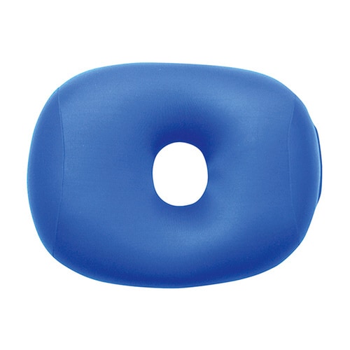 MOGUビーズクッション 穴あき枕 青