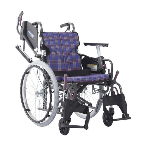 低床車いす自走用KMD−C20−40−LO 紫CH