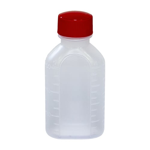 投薬瓶PPB滅菌済 60cc 白/赤 300本