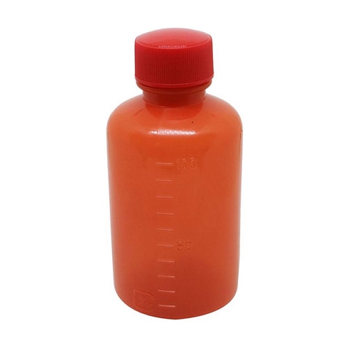 外用瓶 茶 滅菌済 60cc 赤 15本×20袋