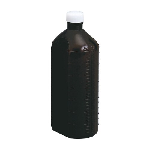 投薬瓶PPB滅菌済 500cc 黒茶/白 50本