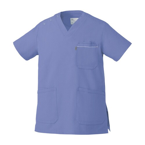 スクラブ MZ−0018 L ブルー