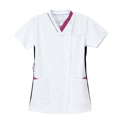 スクラブ LX−4092 L Tネイビー+ピンク