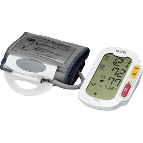 医≫上腕式血圧計 ホワイト BP−223