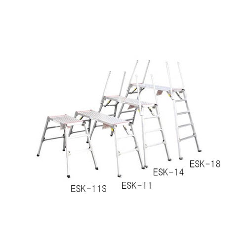 四脚調節式足場台「勇馬」 1.05ー1.41m