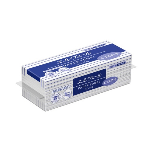 エルヴェールペーパータオルエコスマートS小判42P
