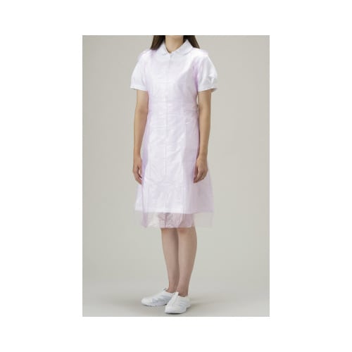 使い捨てポリエプロン ピンク 50枚 28箱