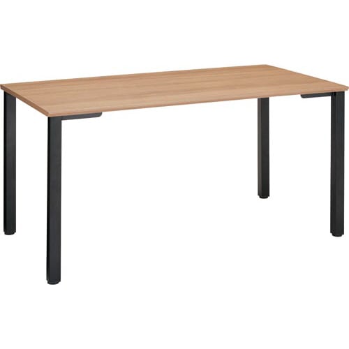 タップテーブルW1500D800ブラウン脚BK