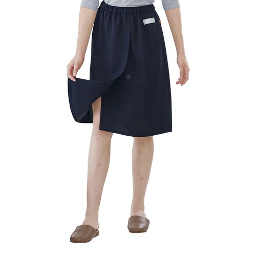 検診スカートFK−1488(LL)ネイビー