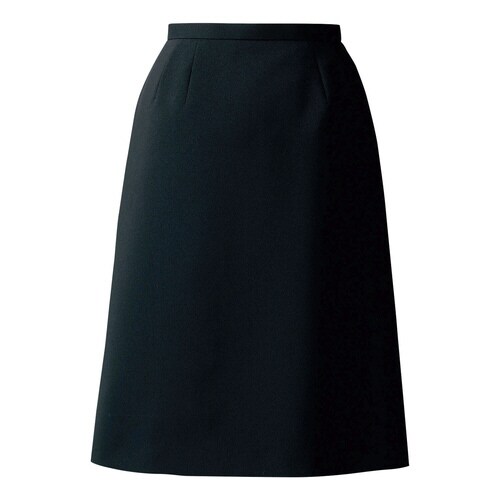 事務服セミタイトスカート5U9032(ブラック)