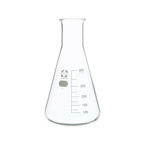 柴田 三角フラスコ(目安目盛付)300ML