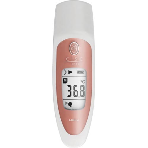 医≫放射体温計(スタンド付) メモリ1回 ピンク