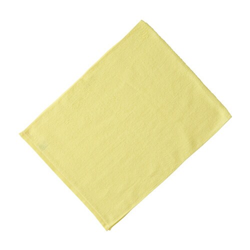 抗菌介護タオル フェイスタオル イエロー