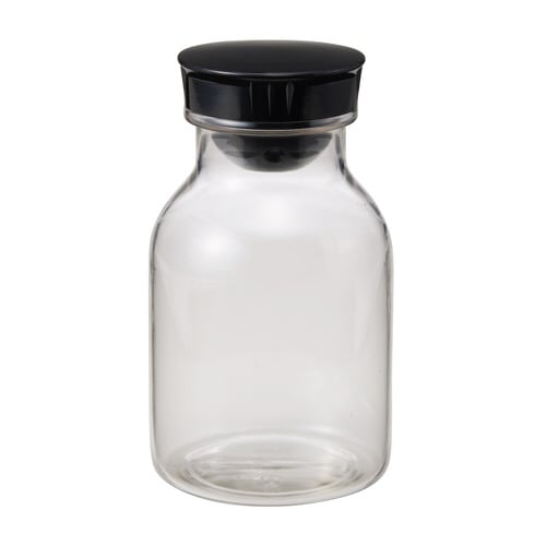 散薬瓶 300cc キャップ黒 1個