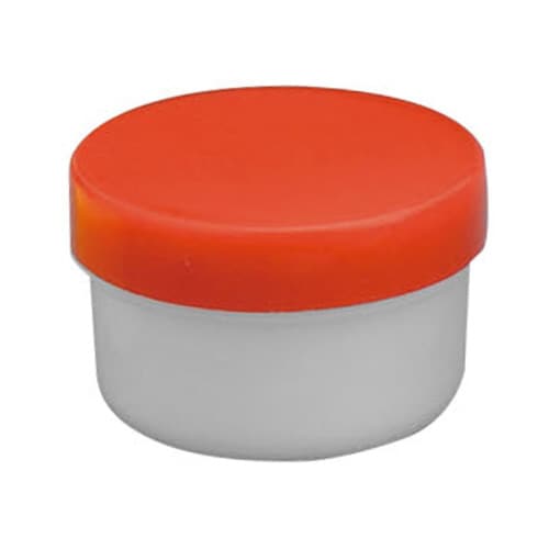 6903105プラ壷N−3号滅菌蓋赤百個
