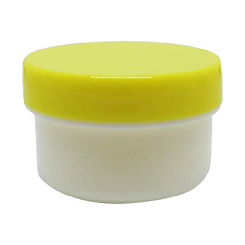 軟膏容器「プラ壷N−2号」13mL 100個 黄