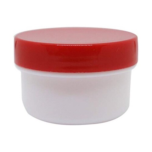 6905105プラ壷N−5号滅菌蓋赤百個