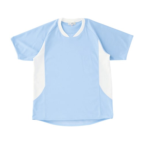 キラク 入浴介助用シャツCR108 L サックス