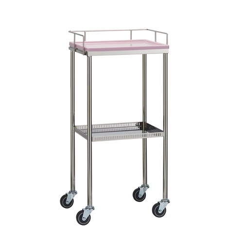 ナースワゴン 2段 YL−NW1P ピンク