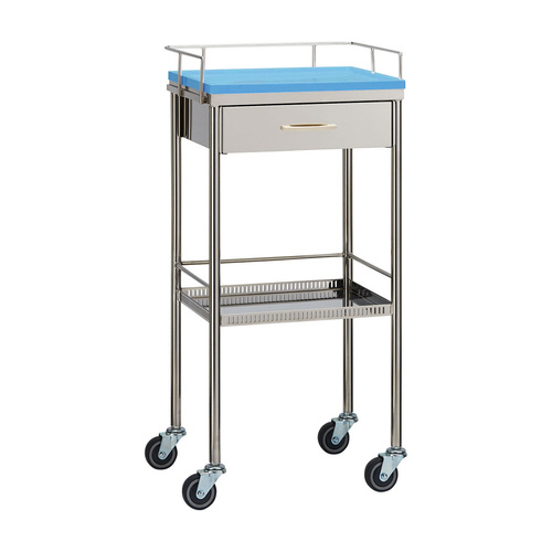 ナースワゴン 引出付 YL−NW3B ブルー