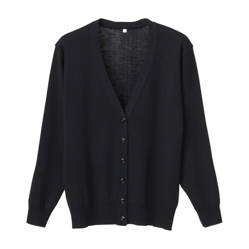 長袖カーディガンD−1001 L ブラック