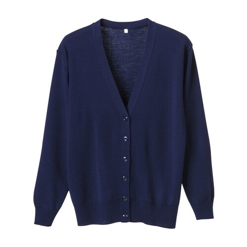 長袖カーディガンD−1001 4L ネイビー