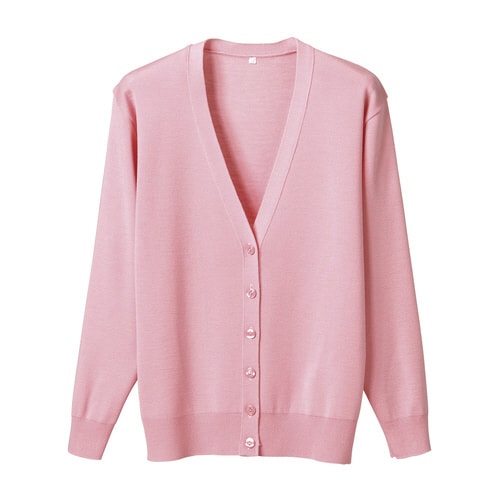 長袖カーディガンD−1001 4L ピンク